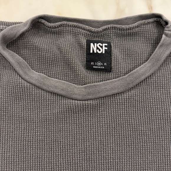 NSF Gray Long Sleeve Thermal Top - Picture 2 of 2